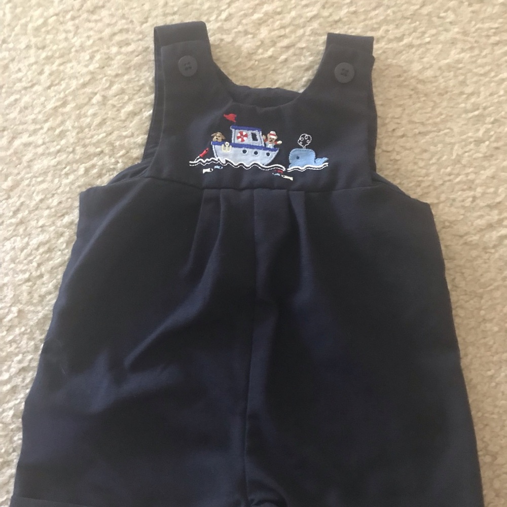 6-9 months nautical onesie